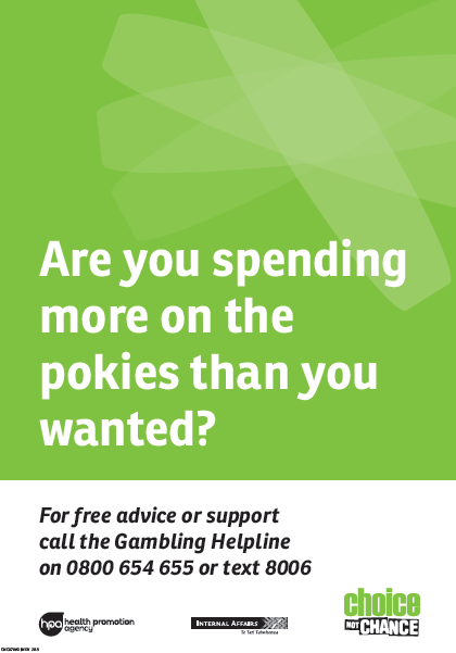 Choice Not Chance Harm Minimisation Poster Choice Not Chance harm minimisation poster.