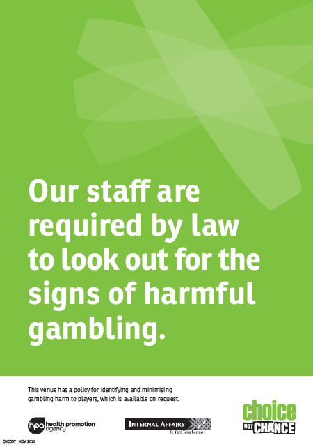 Choice Not Chance Legal Poster Choice Not Chance legal poster